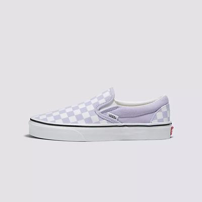 Zapatos Slip On Vans Checkerboard Classic Mujer Moradas | BYP507618