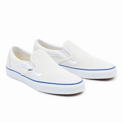 Zapatos Slip On Vans Classic Hombre Blancas | PXH263470