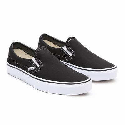 Zapatos Slip On Vans Classic Hombre Negras | KIS019378