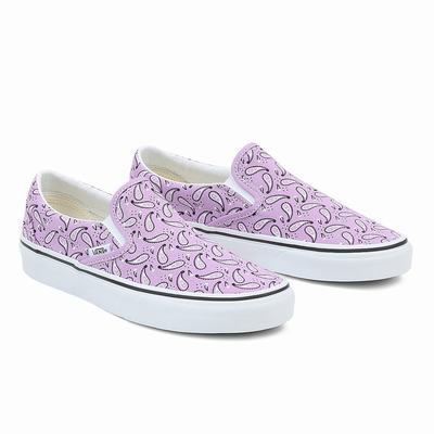 Zapatos Slip On Vans Classic Hombre Rosas | NPZ697015