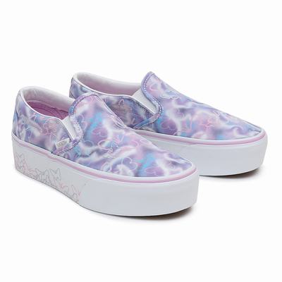 Zapatos Slip On Vans Classic Slip-On Stackform Mujer Multicolor | SPF456098