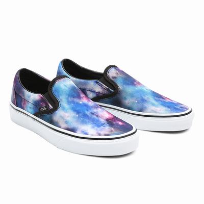 Zapatos Slip On Vans Galaxy Classic Mujer Azules | BOV895372