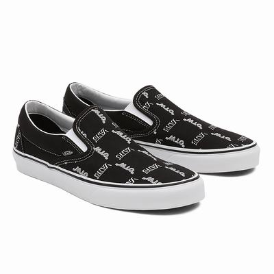 Zapatos Slip On Vans Shadow Vans Classic Mujer Negras | PYA146590