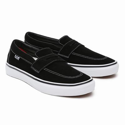 Zapatos Slip On Vans Skate Estilo 53 Mujer Negras | LSF294617