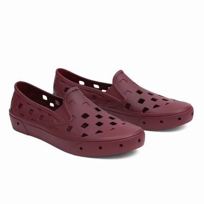 Zapatos Slip On Vans Slip-On TRK Hombre Rojas | NKB209514