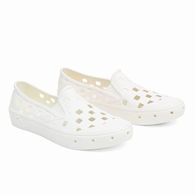 Zapatos Slip On Vans Slip-On TRK Hombre Blancas | RLE605721