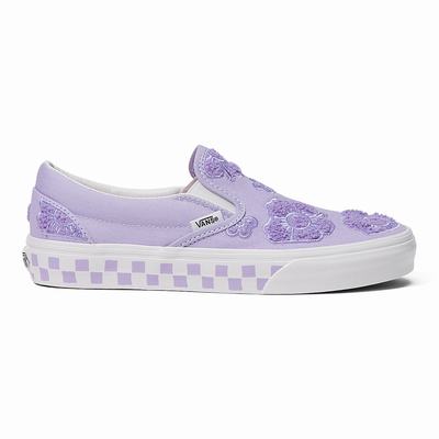 Zapatos Slip On Vans X EM on Holiday Classic Mujer Moradas | UKJ071569