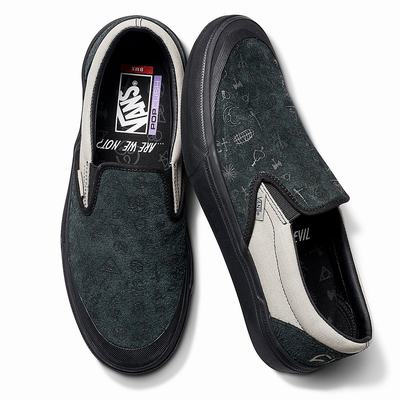 Zapatos Slip On Vans x Cult BMX Hombre Negras | HSE690347